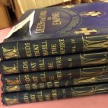 EPHEMERA - 'DEEDS THAT THRILL THE EMPIRE' , FIVE VOLUMES WITH ILLUSTRATIONS,
