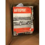 SELECTION OF VINTAGE AUTOSPORTS MOTOR SPORTING WEEKLY FROM EARLY 1960S ONWARDS