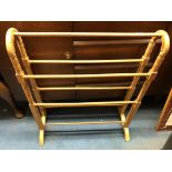 VICTORIAN STYLE PINE TOWEL RAIL