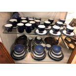 EXTENSIVE DENBY BAROQUE POTTERY TABLE SERVICE