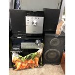 SONY MP3 MICRO HI-FI AND DOCKING STATION WITH SPEAKERS