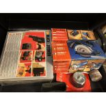 CASE CONTAINING BLACK AND DECKER DRILL,