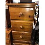 PINE THREE DRAWER CHEST