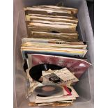 CRATE CONTAINING MAINLY 78S AND SOME VINYL 33 1/3 RECORDS