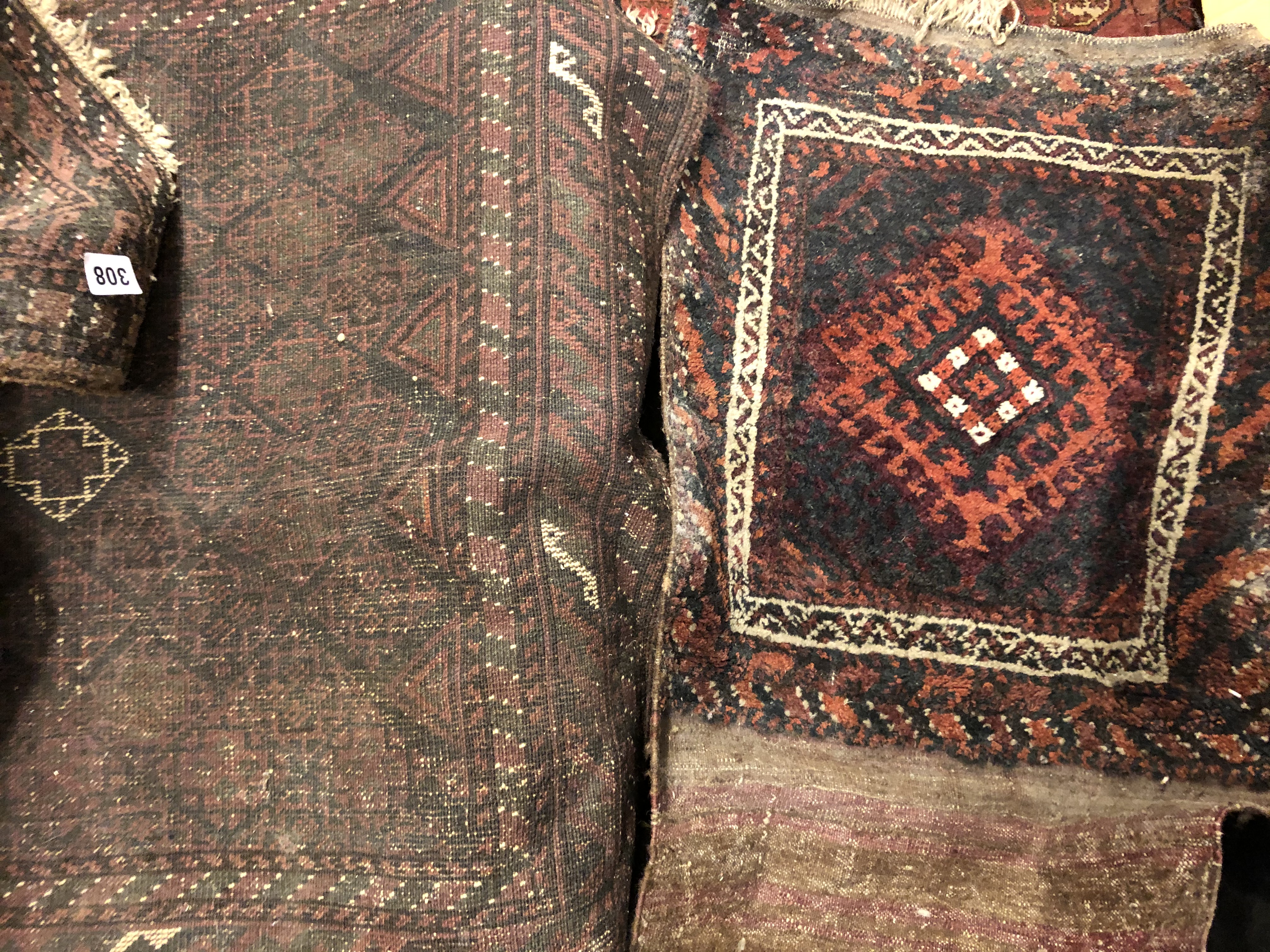 TWO EARLY 20TH CENTURY CAUCASIAN RUGS