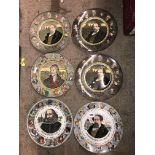 SET OF ROYAL DOULTON SERIES WARE DICKENS PLATES