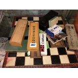 CHEQUERS BOARD, CRIBBAGE BOARD,