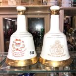 TWO WADE BELL SCOTCH WHISKY COMMEMORATIVE EDITIONS