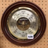 BEDDGELERT ROUNDEL BAROMETER DOUBLE DIAPHRAGM MOVEMENT