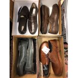 FOUR PAIRS OF GENTS SHOES - SIZE 9