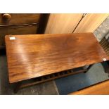 TEAK MAGAZINE COFFEE TABLE