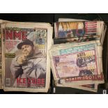 QUANTITY OF VINTAGE MELODY MAKER NME MUSICAL NEWSPAPERS