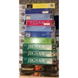 TWELVE SEALED AS NEW 1000 PIECE JIGSAW PUZZLES,