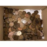 LARGER BOX OF PREDOMINANTLY GB ONE PENNIES