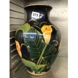 CHINESE BALUSTER INSECT DECORATED VASE