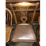 GEORGE III PROVINCIAL DINING CHAIR