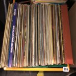 CRATE OF VARIOUS LPS,