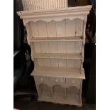 HANDMADE WHITE PAINTED MINIATURE DRESSER