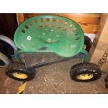 TRACTOR SEAT GARDEN BUGGY