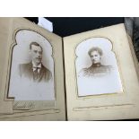 LATE VICTORIAN/EARLY EDWARDIAN PORTRAIT PHOTOGRAPH ALBUM