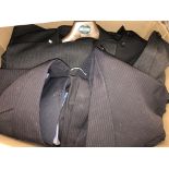 BOX OF GENTS SUITS