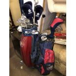 BAG OF WILSON'S GOLF CLUBS