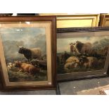 LATE VICTORIAN/EARLY EDWARDIAN LITHOGRAPHIC PRINTS - ONE ENTITLED ROVERS OF THE GLEN,