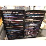 TWO RACKS OF CLASSICAL MOOD CDS