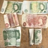 PRE DECIMAL BANK OF ENGLAND ONE POUND NOTES AND TEN SHILLING NOTES