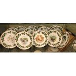 FOURTEEN ROYAL GRAFTON TWELVE DAYS OF CHRISTMAS YEAR PLATES