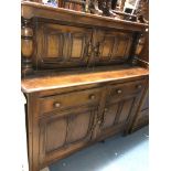 ERCOL 17TH CENTURY INSPIRED CLOSED CUPBOARD (HEIGHT= 124CM, DEPTH= 45CM,