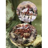 ROYAL DOULTON LIMITED EDITION CHRISTMAS COLLECTION PLATES AND OTHERS