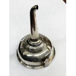 GEORGIAN SILVER WINE FUNNEL H.B. 2.