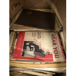 LARGE BOX OF OPERATIC ARIAS AND SHEET MUSIC AND MUSICAL SCORES