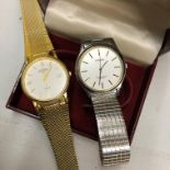 ROTARY QUARTZ WRIST WATCH IN BOX AND A SEKONDA WRIST WATCH