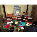 SHELF OF DIECAST MODEL MATCHBOX AND OTHER CARS