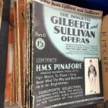 GILBERT AND SULLIVAN OPERA BOOKLETS AND MUSIC MASTERPIECES