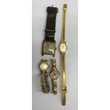 BAG CONTAINING LADIES WRISTWATCHES INCLUDING TWO SEKONDAS,