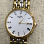 GENTS GOLD PLATED ROTARY WRIST WATCH