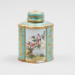 'Sèvres' Tea Caddy, c.1900, height 3.9 in — 10 cm