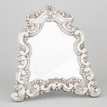 Portuguese Silver Framed Dressing Table Easel Mirror, 20th century, 18 x 16.1 in — 45.8 x 41 cm