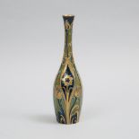 Macintyre Moorcroft Green and Gold Florian Vase, c.1903, height 11.7 in — 29.8 cm