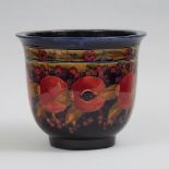 Large Moorcroft Pomegranate Jardinière, c.1915-20, height 12.5 in — 31.7 cm, diameter 14.6 in — 37 c