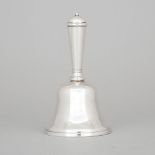 German Silver Table Bell, Koch & Bergfeld, Bremen, early 20th century, height 5.7 in — 14.5 cm