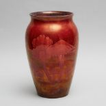 Macintyre Moorcroft Ruby Lustre Claremont Vase, c.1910-12, height 12.3 in — 31.2 cm