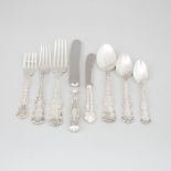 Canadian Silver ‘Louis XV’ Pattern Flatware, J.E. Ellis & Co. and Roden Bros., Toronto, Ont., early