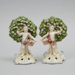 Pair of Samson Bocage Figures, early 20th century, height 6.5 in — 16.5 cm (2 Pieces)