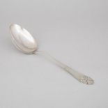 Danish Silver Serving Spoon, Carl M. Cohr, Fredericia, 1925, length 13.6 in — 34.5 cm