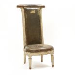Louis XVI Prie-Dieu Kneeling Chair, late 18th century
