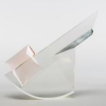 Attributed to Bretislav Novak Jr. (Czechoslovakian, b.1952), Glass Sculpture, 1980s, 9.4 x 10.2 in —